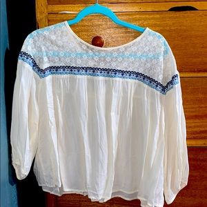 This Eyeshadow blouse has only been worn once.